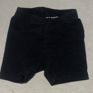 Old Navy Kids Size 18-24M Black Biker Shorts